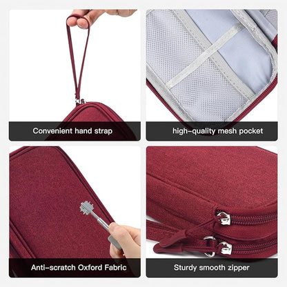CAAORDKSO Electronic Cord Organizer Travel Case, Travel Cable Organizer Bag - Image 5