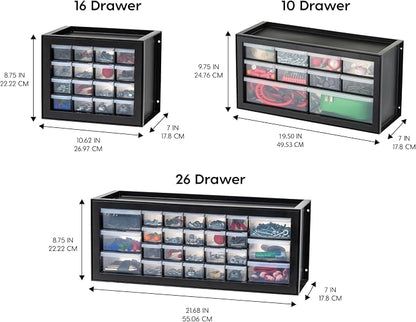 IRIS USA 26-Drawer Teacher Toolbox, Made in USA, Craft Supplies, Building Bricks - Image 4