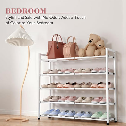 Bumusty 5-Tier Expandable Shoe Rack - Image 4