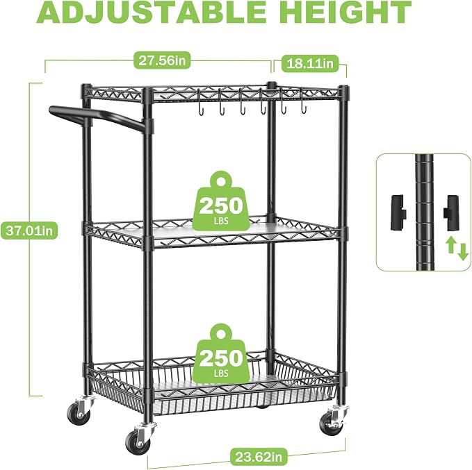 Rolling Utility Storage Carts - Image 2