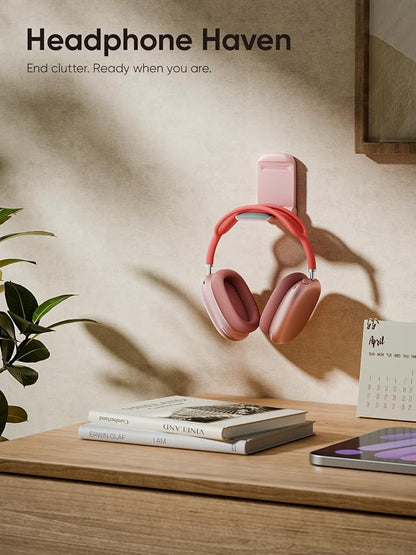 MAMUVIMO Headphone Stand, Headset Stand Foldable ＆ Sticky, Headphone Holder - Image 6
