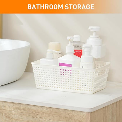 Plastic Storage Baskets With Lid, Storage Bins - Image 6