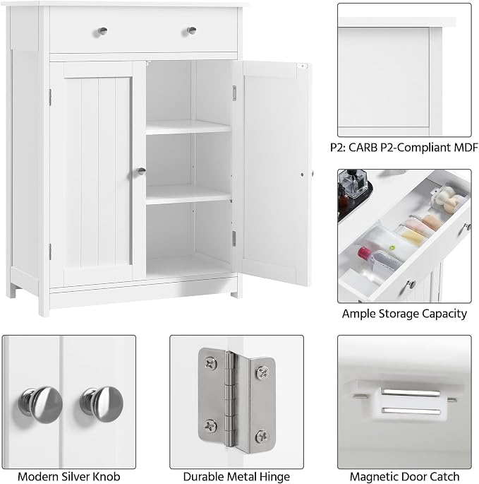 Yaheetech Small Bathroom Storage Cabinet - Image 5