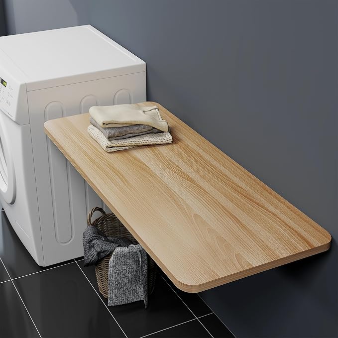 Wall Mounted Folding Table 47.2”L x 19.7”W, Laundry Folding Table - Image 2