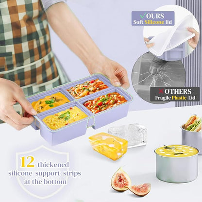 2 PACK 1 Cup Silicone Freezer Trays - Image 3