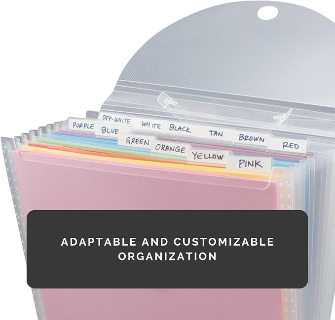 Advantus Expandable Paper Organizer, Accordion File Organizer, Important - Image 5