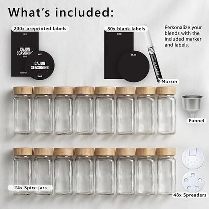 Deco haus Glass Spice Jars - Image 2
