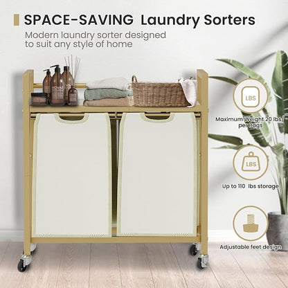 SwaaVee Laundry Sorter, Laundry Hamper - Image 6