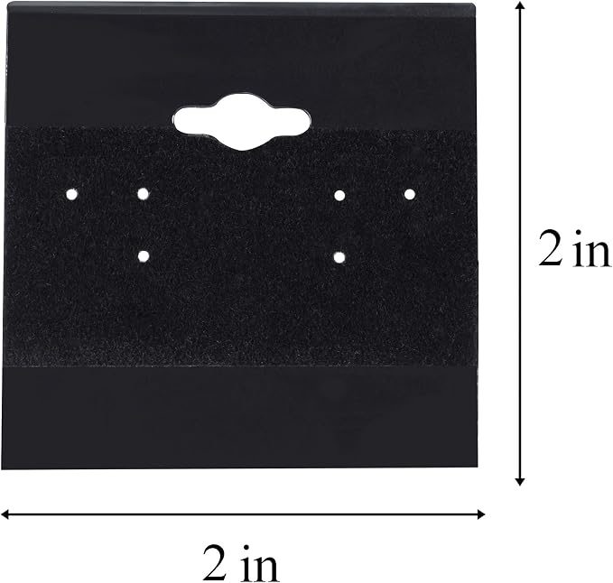 Super Z Outlet Black Velvet Plastic Display Cards - Image 5