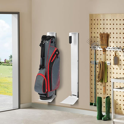 Wall Mount Golf Bag Storage Stand Organizer Rack - Image 4