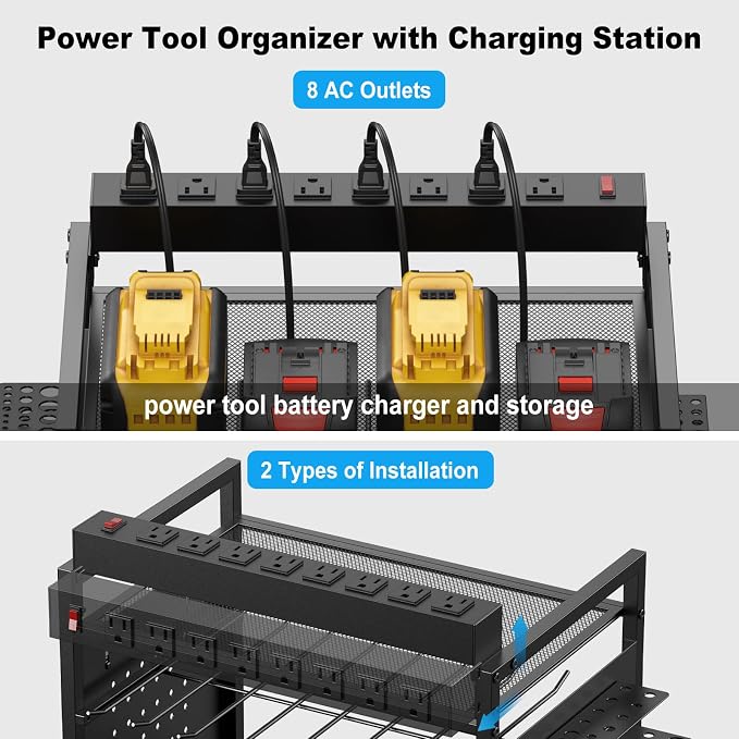JUNNUJ Power Tool Organizer Floor Stand - Image 3