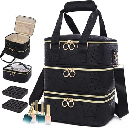 3 Layers Nail Polish Organizer Bag - Image 9