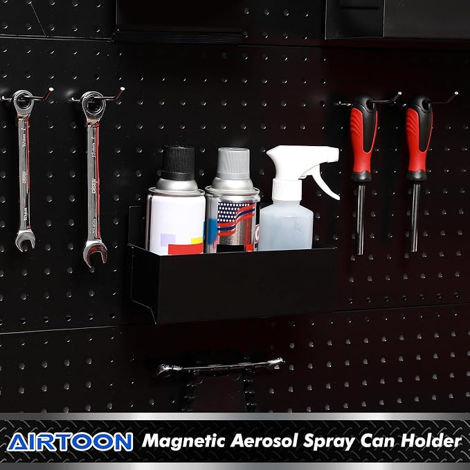 AIRTOON Magnetic Aerosol Spray Can Holder, Magnetic Bottle Holder - Image 6