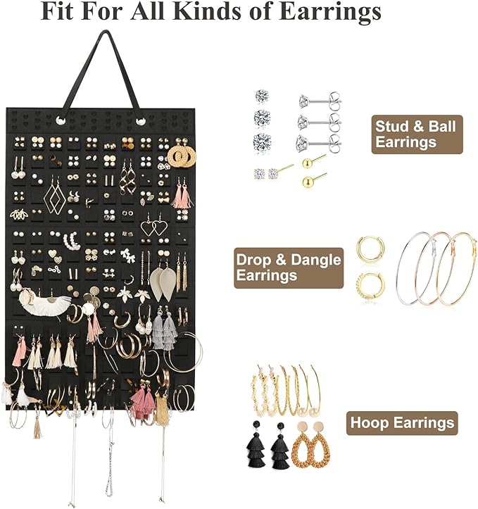 Resovo Hanging Earrings Organizer & Holder - Image 3