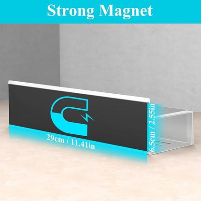 Metal Magnetic Spice Rack for Refrigerator Silver, 4 Pack | Magnetic Shelves - Image 3