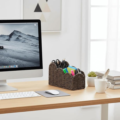 CubesLand Bedside Table Desk Organizer Caddy, Remote Pen&Pencil Holder Cup - Image 5
