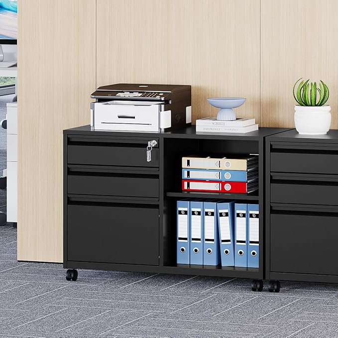 MIIIKO 3 Drawer File Cabinet - Image 6