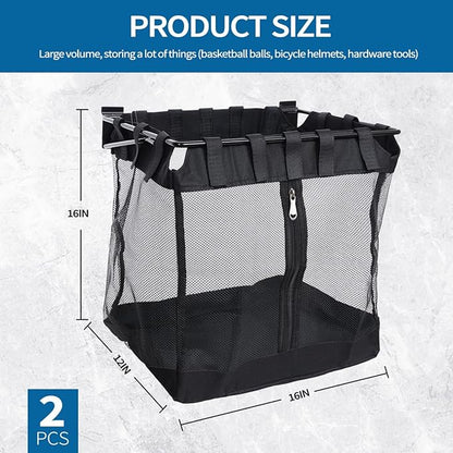 2Pcs Large Slatwall Baskets Mesh Slatwall Baskets - Image 2
