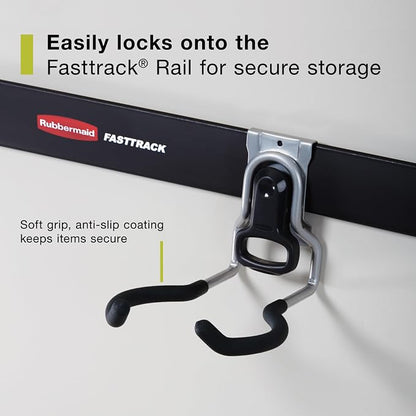 Rubbermaid Garage FastTrack Power Tool Holder Satin Nickel Wall Mounted Storage - Image 4