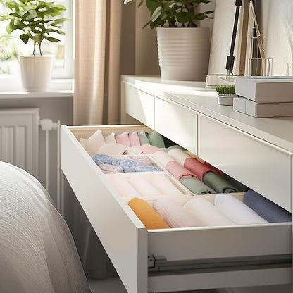 Criusia Drawer Organizer Clothes, 21 Pack Dresser Organizer - Image 8