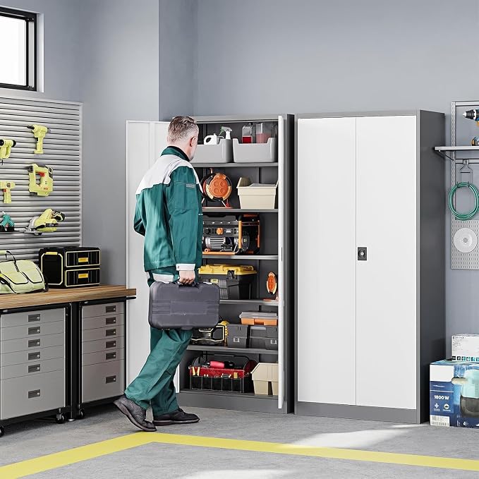 Letaya Metal Garage Storage Cabinets - Image 4