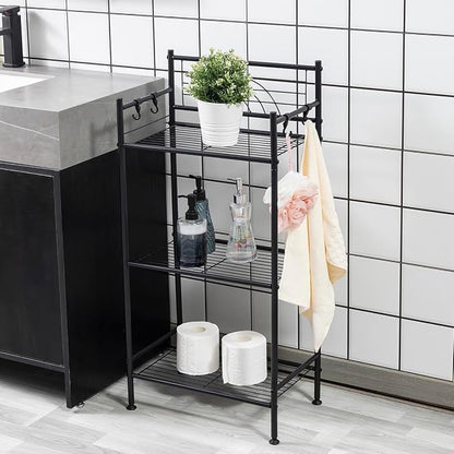 L&H UNICO 3-Tier Free Standing Wire Rack Durable Metal Shelving Storage Unit - Image 3