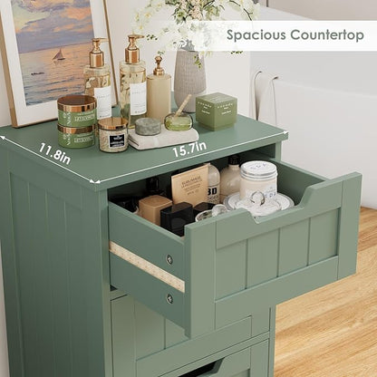 FOTOSOK Bathroom Cabinet, Bathroom Storage Cabinet - Image 6