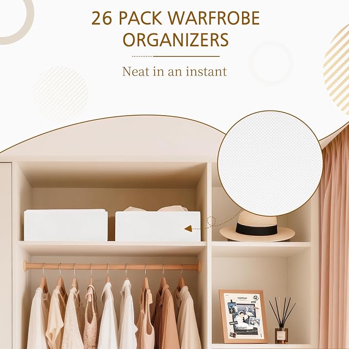 Criusia 26 Pack Drawer Organizer - Image 9