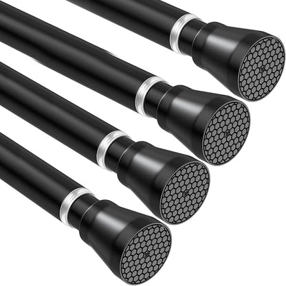 4Pack Black Tension Curtain Rod by MEXAUSPRINGCURTAINRODS