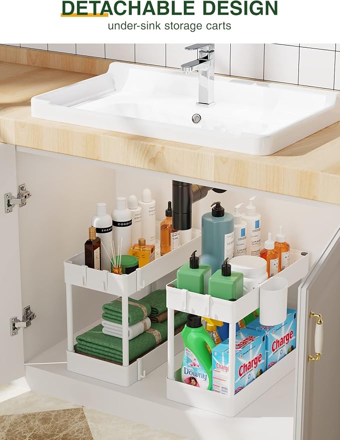 LEHOM Slim Rolling Storage Cart - Image 7