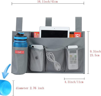Hanging Bedside Caddy, Bedside Storage Organizer - Image 3