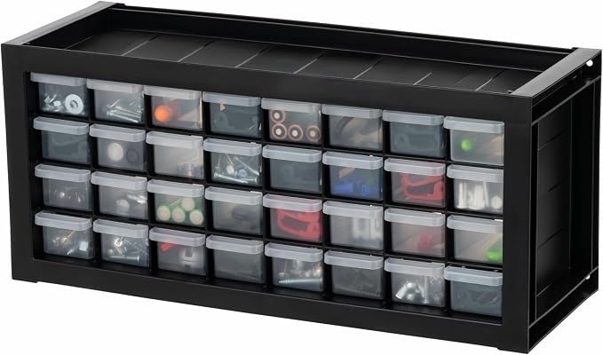IRIS USA 32-Drawer Tool Organizer, Nuts & Bolts, Small Parts, Electronics by IRISUSA
