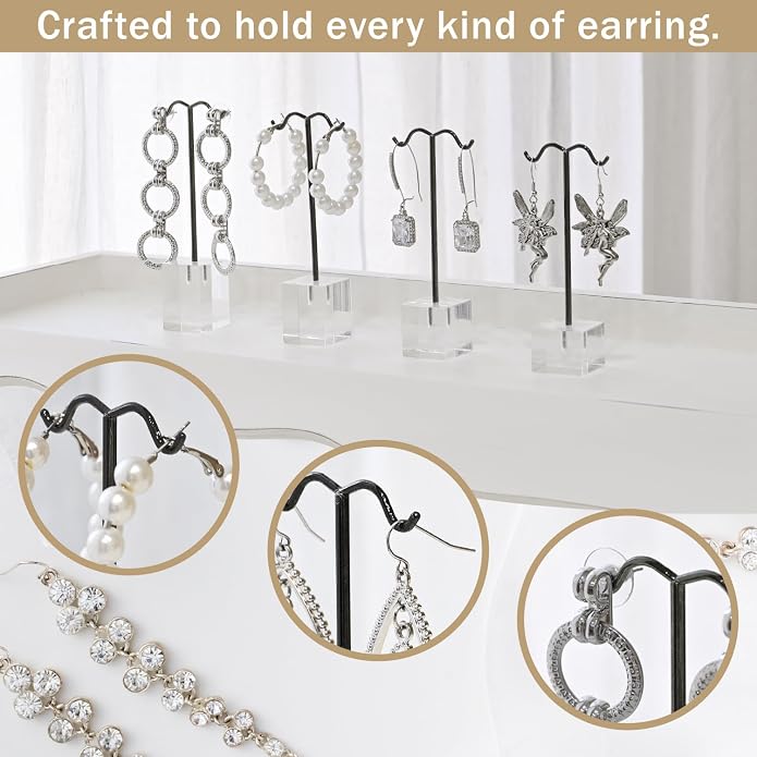 MOOCA Jewelry Display Set, Necklace Display Bust, Earring Organizer, Ring - Image 5