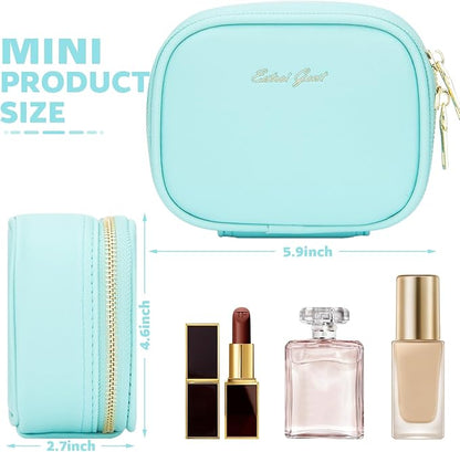 Small Makeup Bag with Led Mirror, Mini Travel Make up Bag 3 Light Modes - Image 2