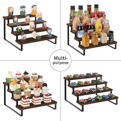 YINMIT Wooden Display Riser Stand, Tiered Perfume and Cologne Organizer Stand - Image 8