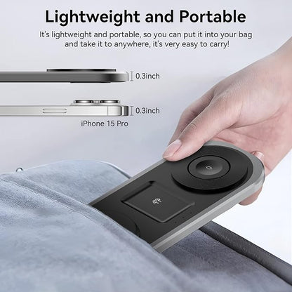 3 in 1 Fast Wireless Charger Stand - Image 6