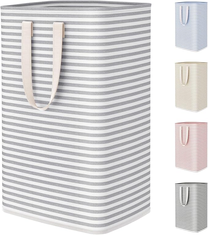 Lifewit 75L Large Collapsible Laundry Hamper, Tall Foldable Dirty Clothes by Lifewit