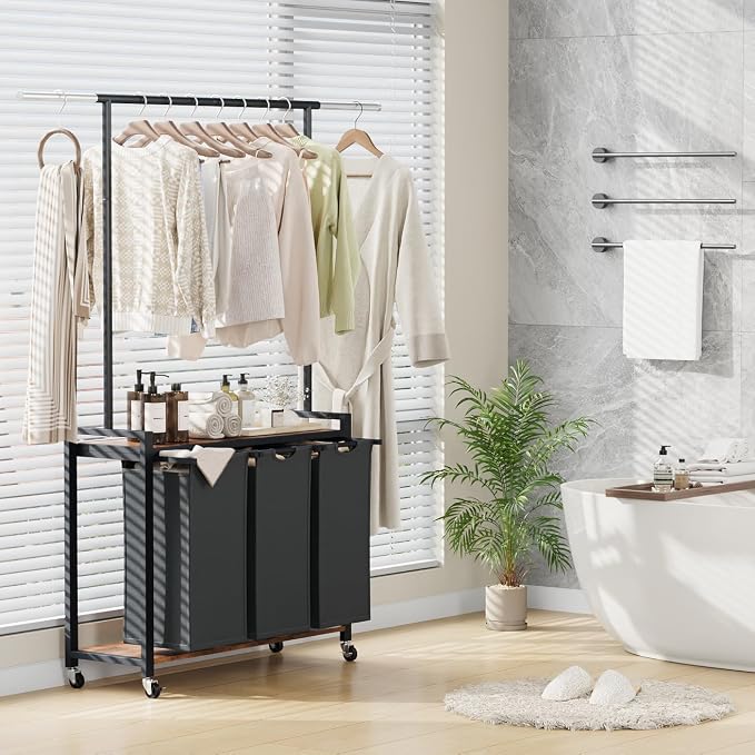 GarveeHome Rolling Laundry Cart by GarveeHome