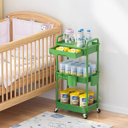 3 Tier Rolling Utility Cart - Image 7