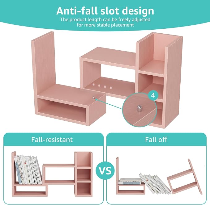 NUTIKAS Desk Shelves Desktop Organizer Shlef - Image 8