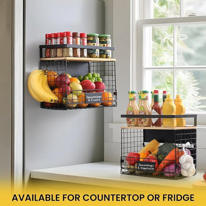 2 SET Strong Magnetic Shelf Basket - Image 6