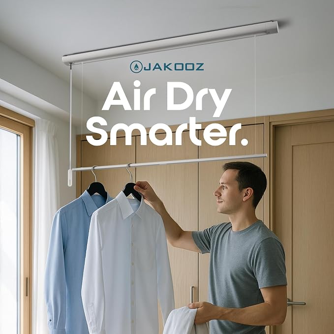 Retractable Ceiling Mounted Clothes Drying Rack - Image 8