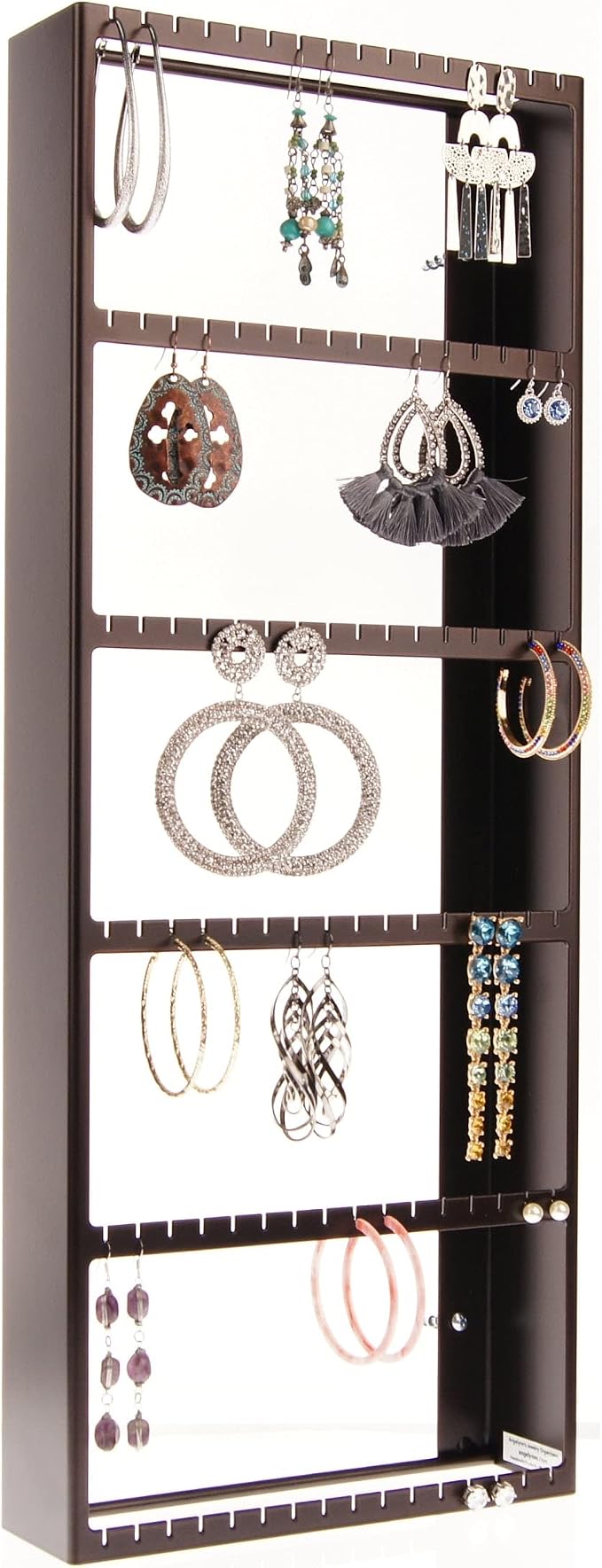 Angelynn's Wall Mounted Big Earring Holder Organizer Display Women Long Post by Angelynns