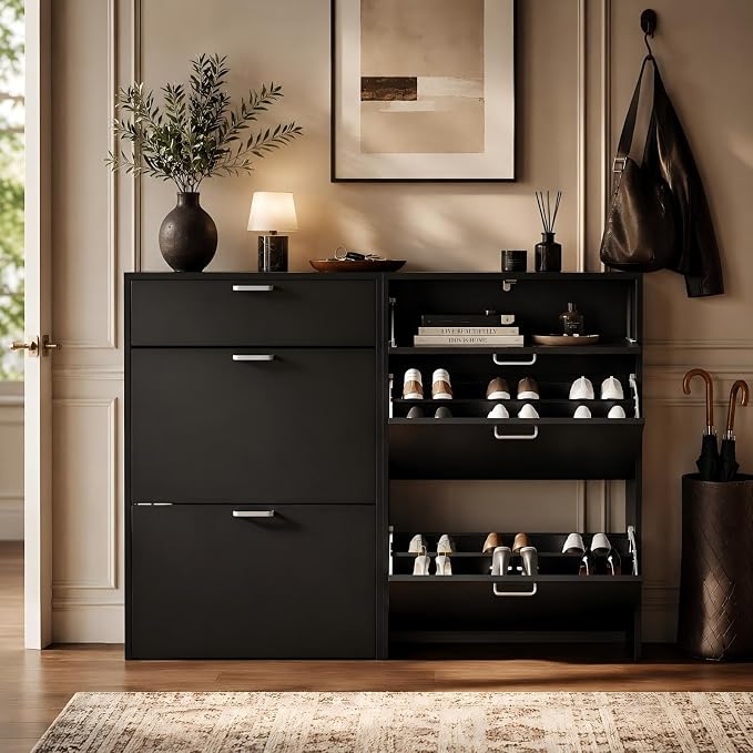 VINGLI Shoe Cabinet Storage for Entryway - Image 3