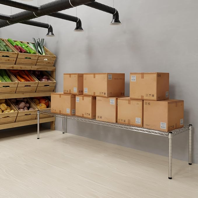18" Deep x 72" Wide x 14" Height Wire Shelving Kit | 1-Tier | NSF Commercial - Image 8