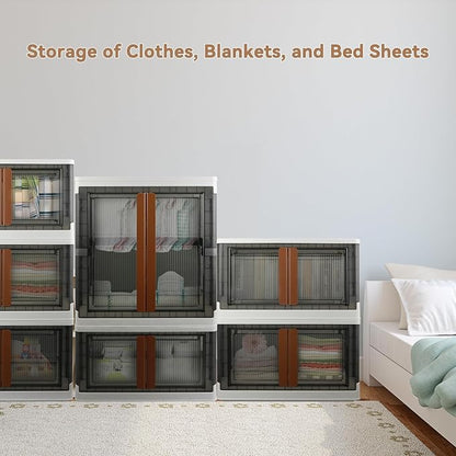 Wardrobe, Collapsible Storage Cabinet, Useful Box - Image 4