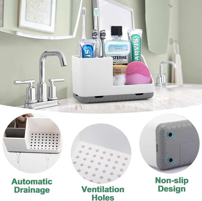 Toothbrush Holders for Bathrooms, Kids Electric Toothbrush and Toothpaste Holder - Image 5