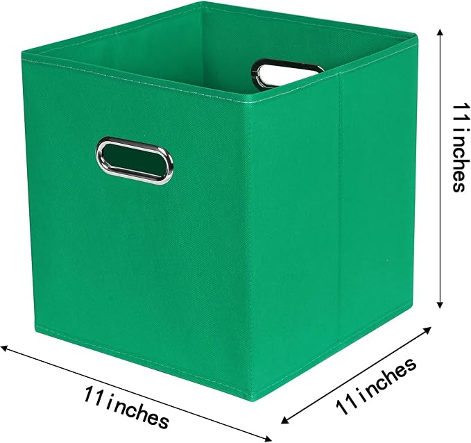 Fabric Cloth Storage Bins, Fabric Cube Bins Organizer - Image 2