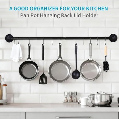 Pan Pot Lid Utensil Hanger Rack - Image 7