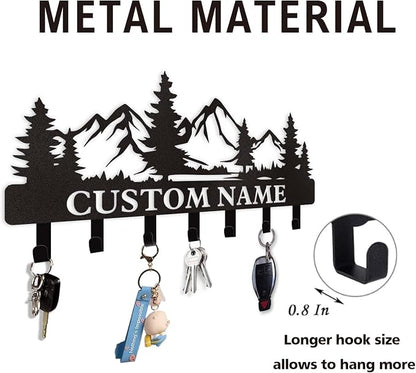 Personalized Custom Mountain Theme Key Holder - Image 8